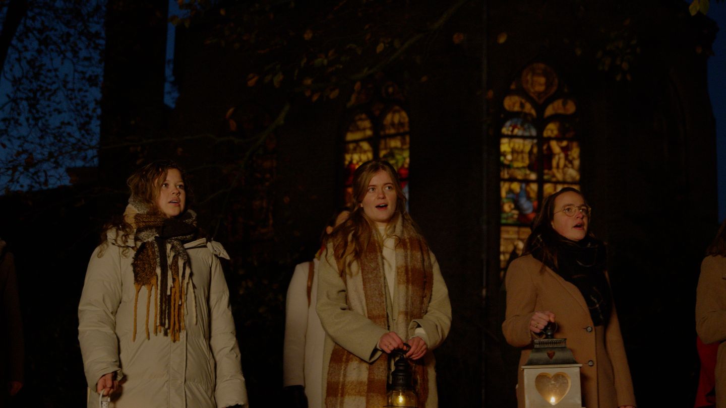 Kerstgroet van studenten en collega’s Driestar educatief