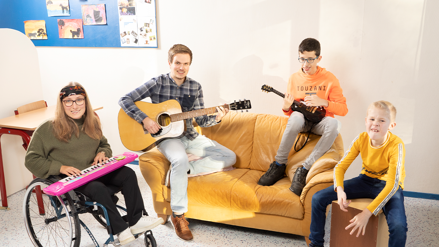 'Muziek maakt ruimte in mijn hoofd en dat van de kinderen'