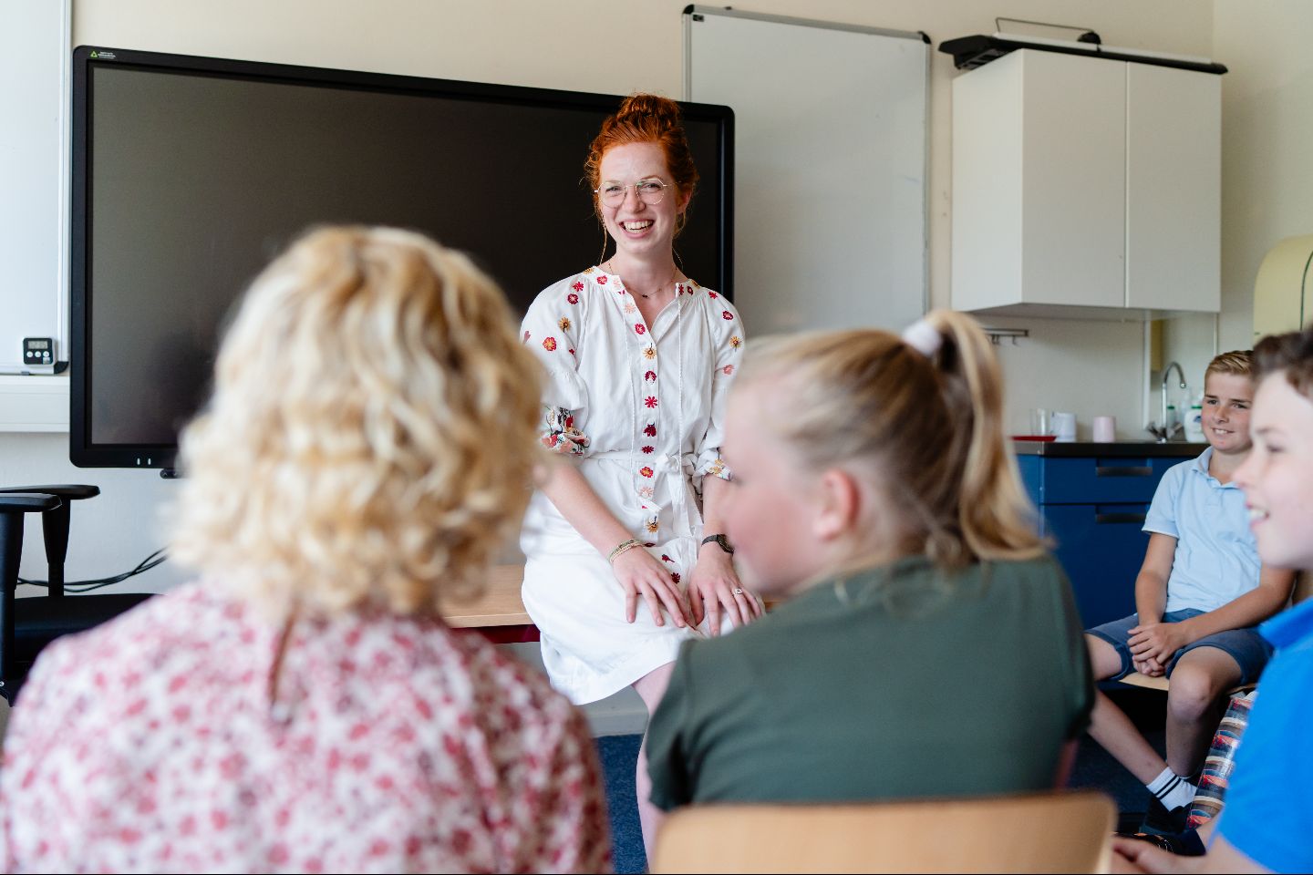 Elisabeth in de klas