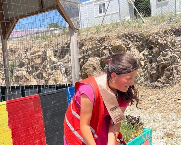 Carine's ervaringen tijdens een stage op Lesbos: 'Meer geluk onder vluchtelingen?'